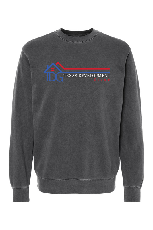 TDG - Independent Trading Co. Unisex Midweight Pigment-Dyed Crewneck Sweatshirt